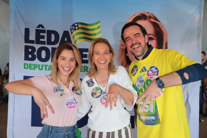 Lêda Borges confirma aliança com Mendanha para eleição ao Senado