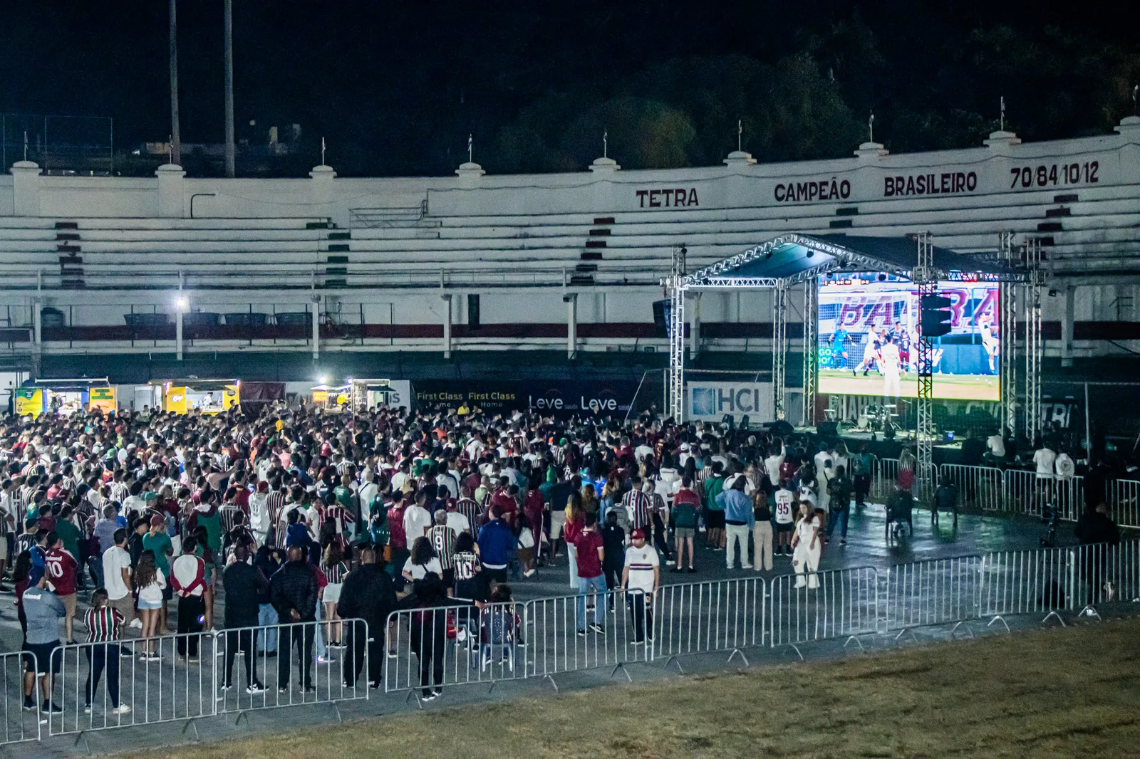 Fluminense terá transmissão em telão e show em Laranjeiras na terça-feira