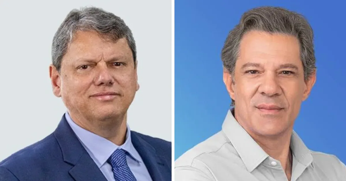 Tarcísio lidera disputa pelo governo de SP com 53% no primeiro turno