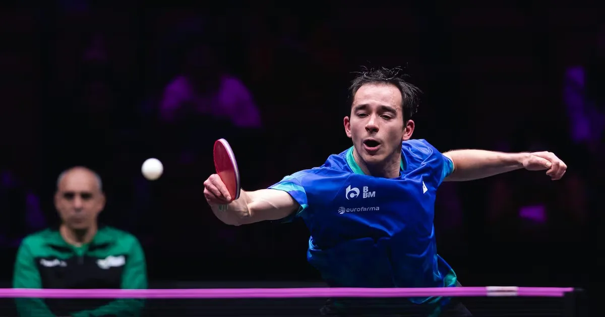 Calderano perde para Möregårdh e termina WTT Champions de Macau como vice