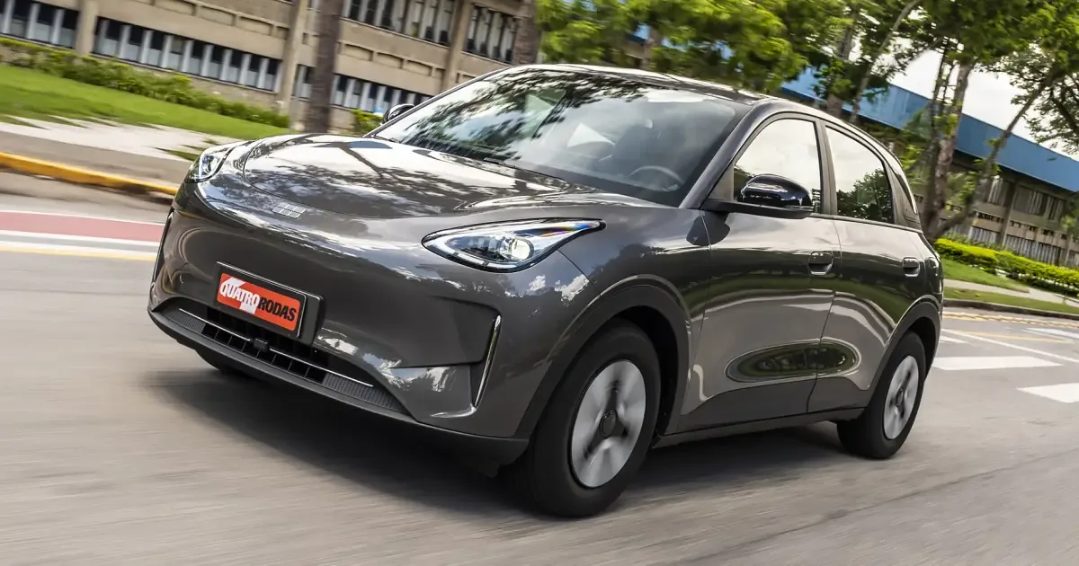 Geely EX2 muda financiamento com taxa zero antes da produção no Paraná