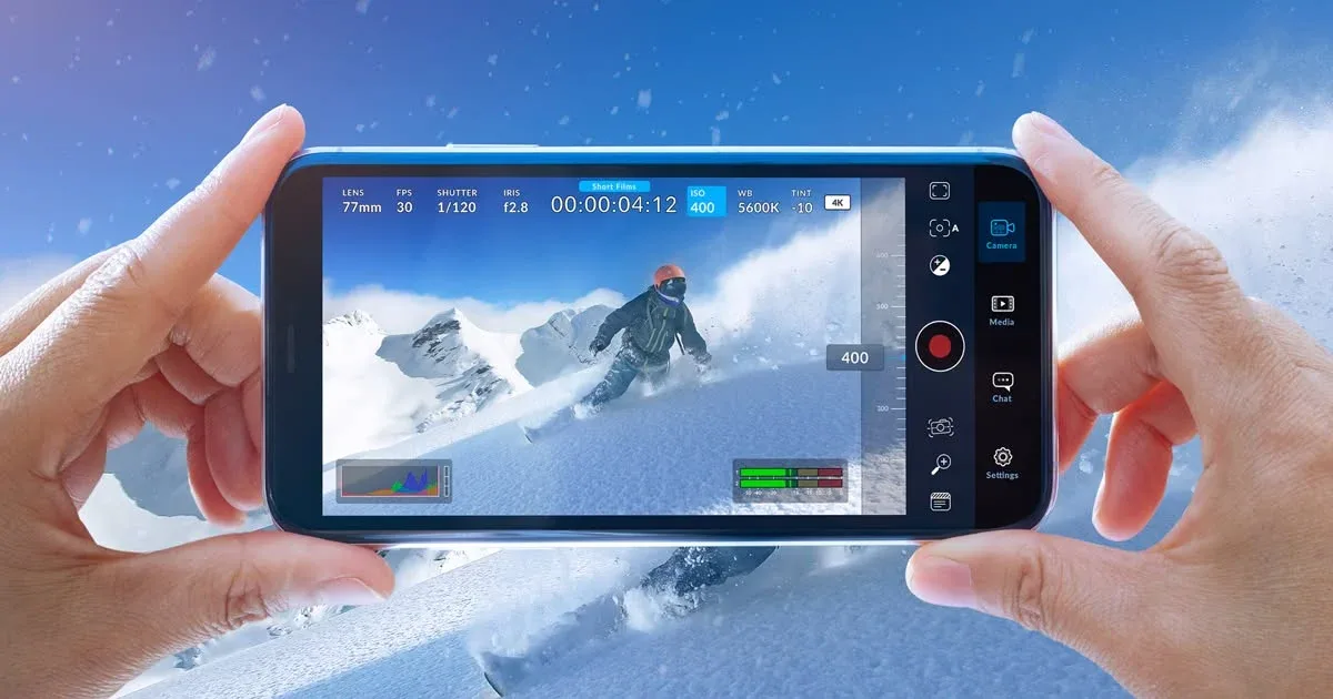 Blackmagic Camera 3.5 habilita controles da lente dos iPhone 18 Pro