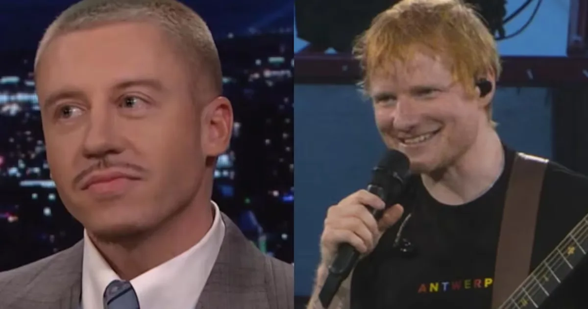 Ed Sheeran comenta Gaza em show marcado por protestos e saída de Macklemore