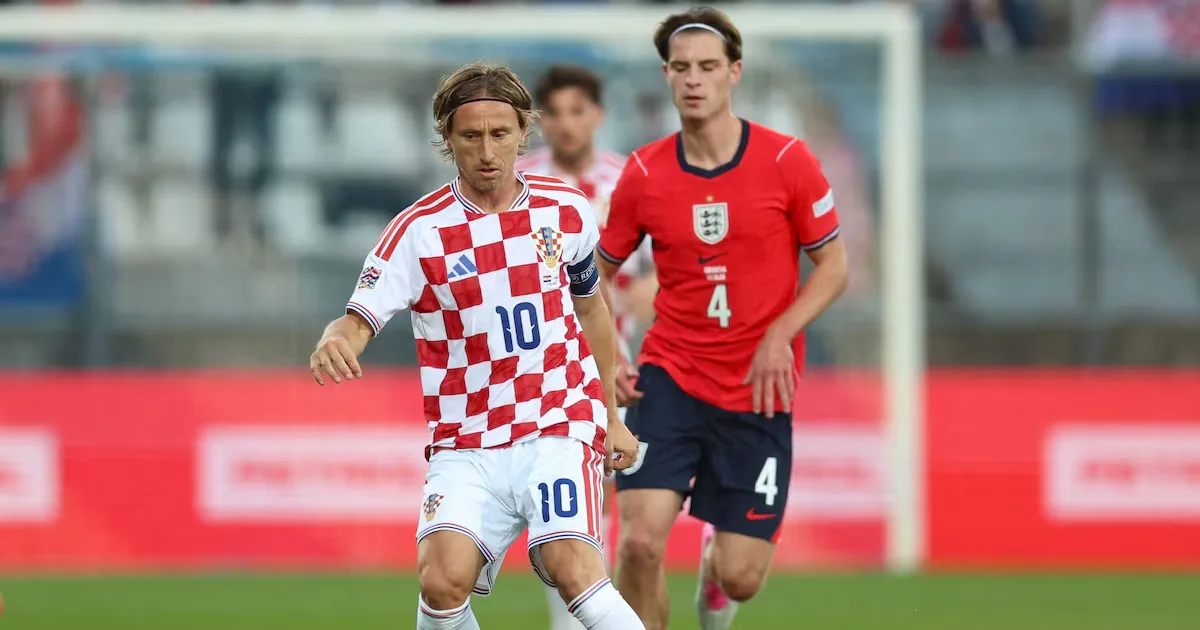 Modrić critica Croácia após derrota por 7 a 0 para a Inglaterra