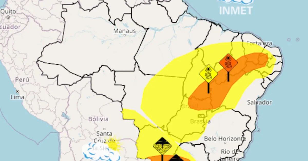 Alertas de tempestade atingem áreas do Sul e de São Paulo neste sábado