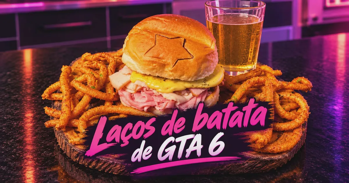 Receita adapta batata em laços inspirada em GTA 6