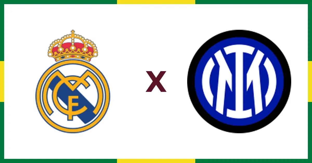 Real Madrid e Inter duelam na Champions; veja as transmissões