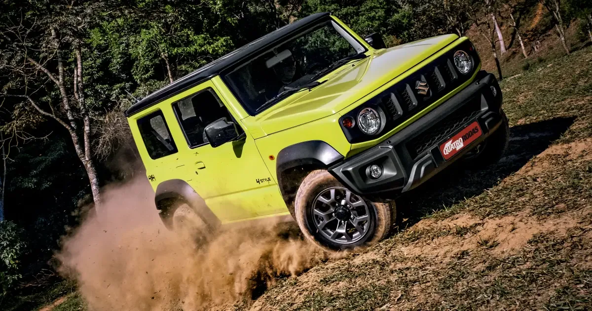 Suzuki Jimny Sierra usado combina tração 4x4 e mecânica simples