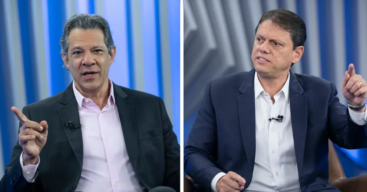 Planos de Haddad e Tarcísio propõem caminhos distintos para o transporte em São Paulo