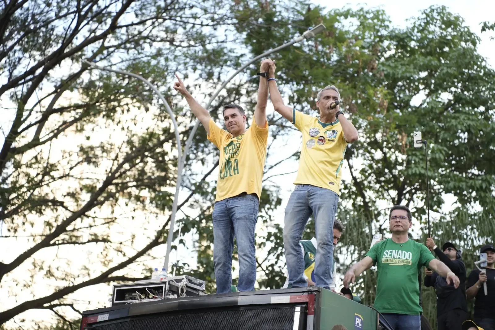 Gayer vincula carreata em Goiânia a plano de maioria no Senado