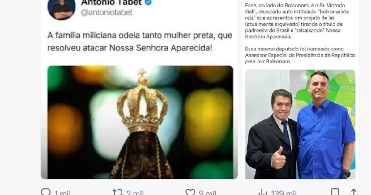 Coordenador da Secom invoca liberdade de expressão após compartilhar desinformação religiosa